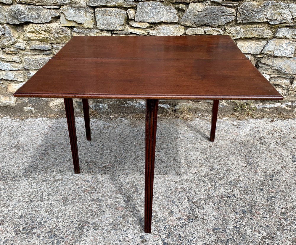 Antique Georgian Mahogany Tea Table View XX