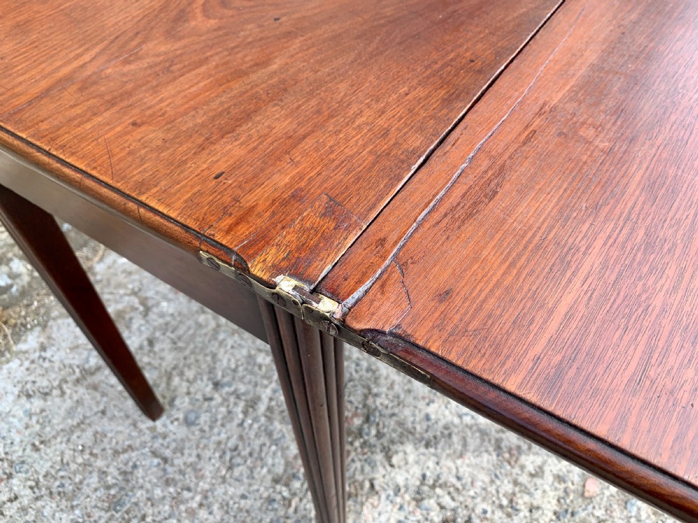 Antique Georgian Mahogany Tea Table View XXIII