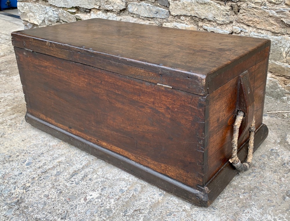 Antique Camphor Sea Chest Trunk View VII