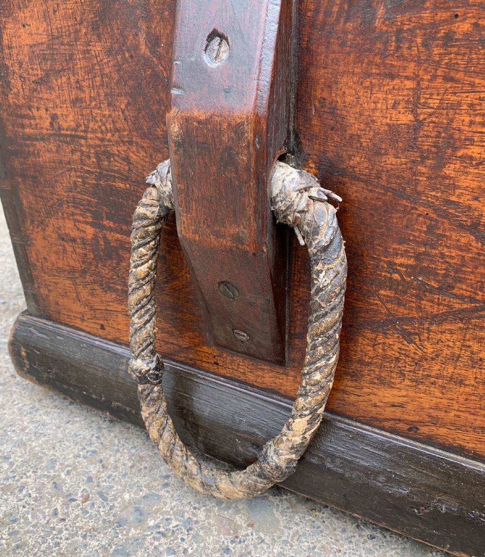 Antique Camphor Sea Chest Trunk View VIII