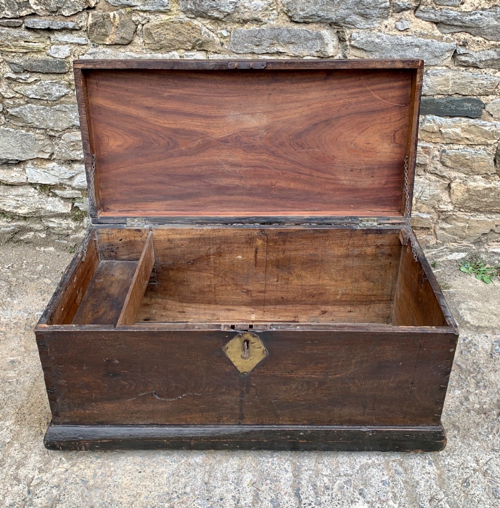 Antique Camphor Sea Chest Trunk View XI