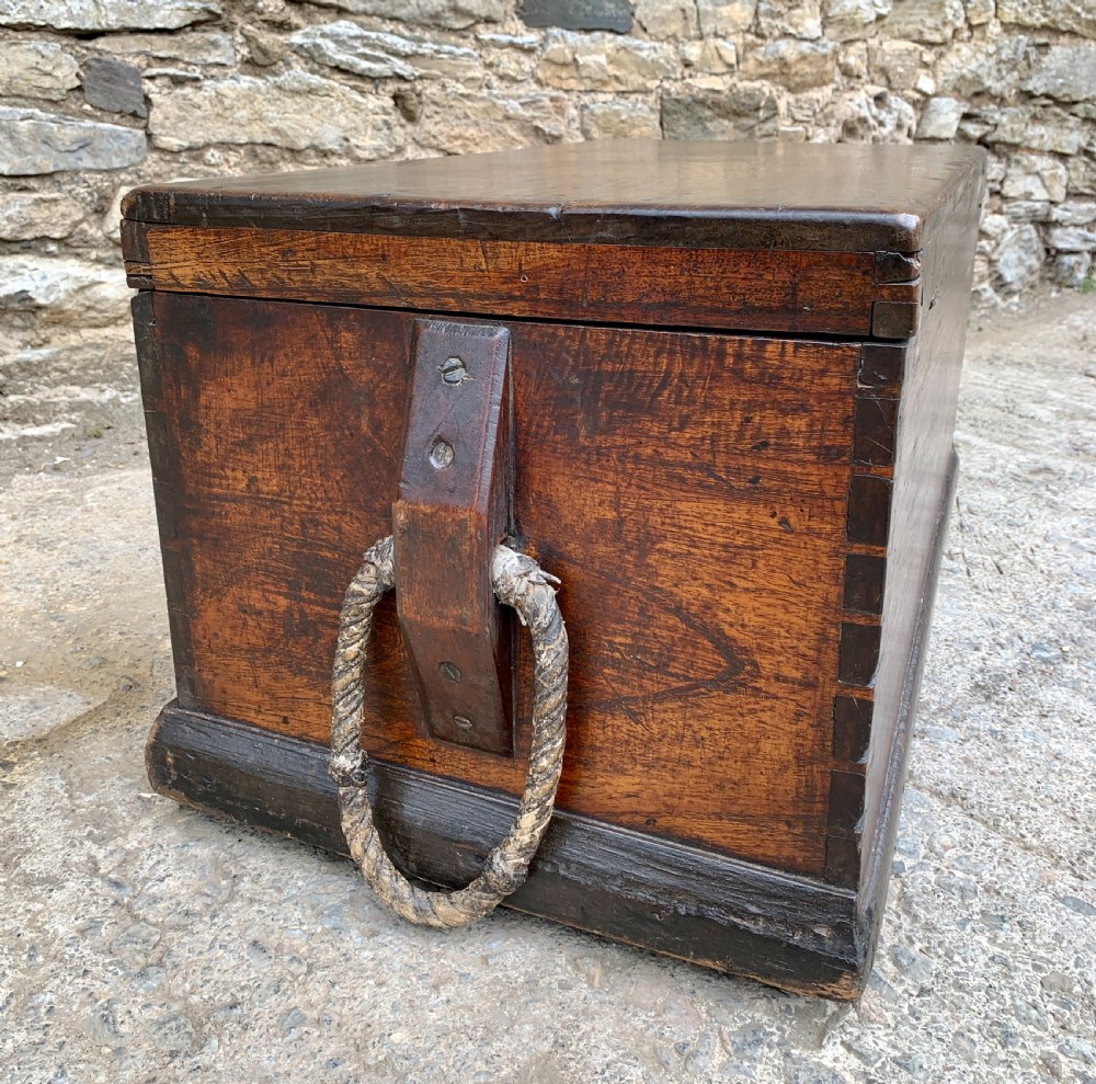 Antique Camphor Sea Chest Trunk View XVII