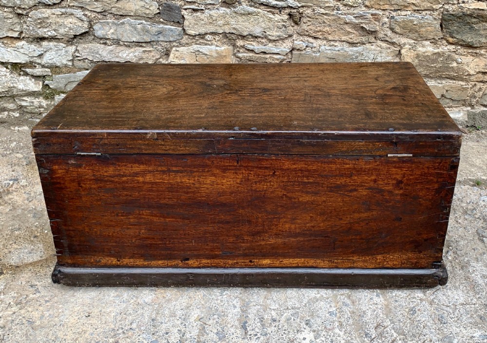Antique Camphor Sea Chest Trunk View XVIII