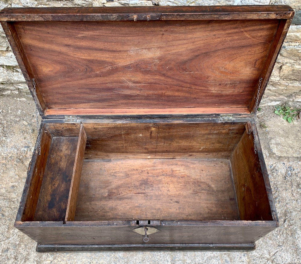 Antique Camphor Sea Chest Trunk View XX