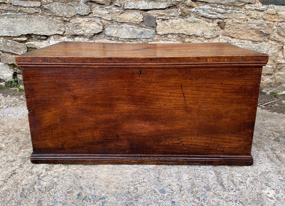 Antique Elm Blanket Box