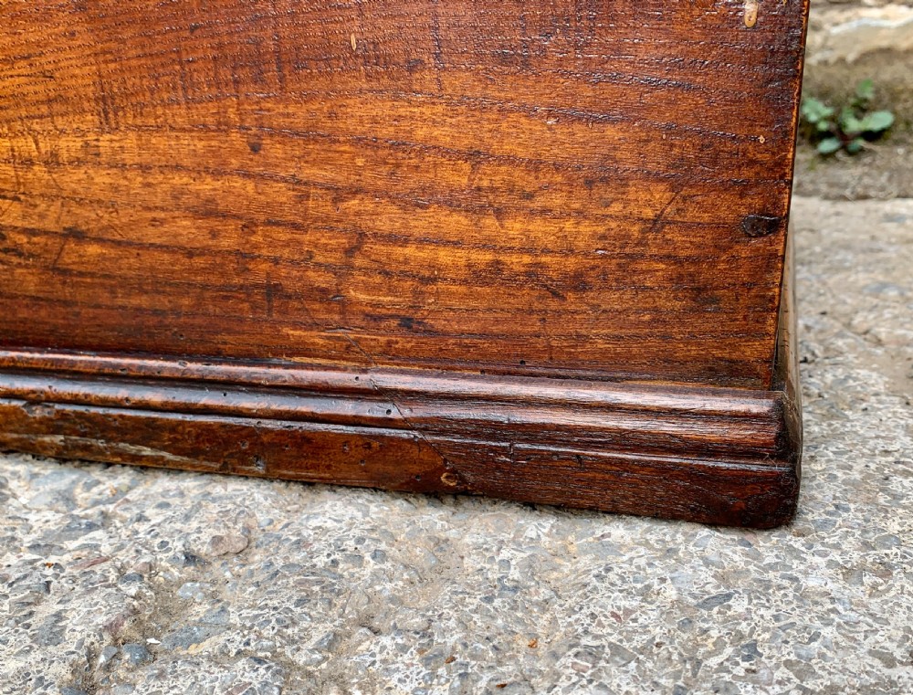 Antique Elm Blanket Box View XII