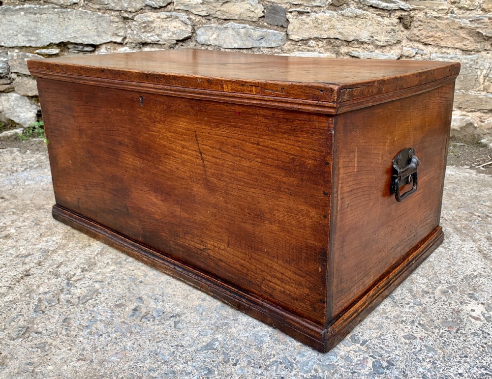 Antique Elm Blanket Box View XIII