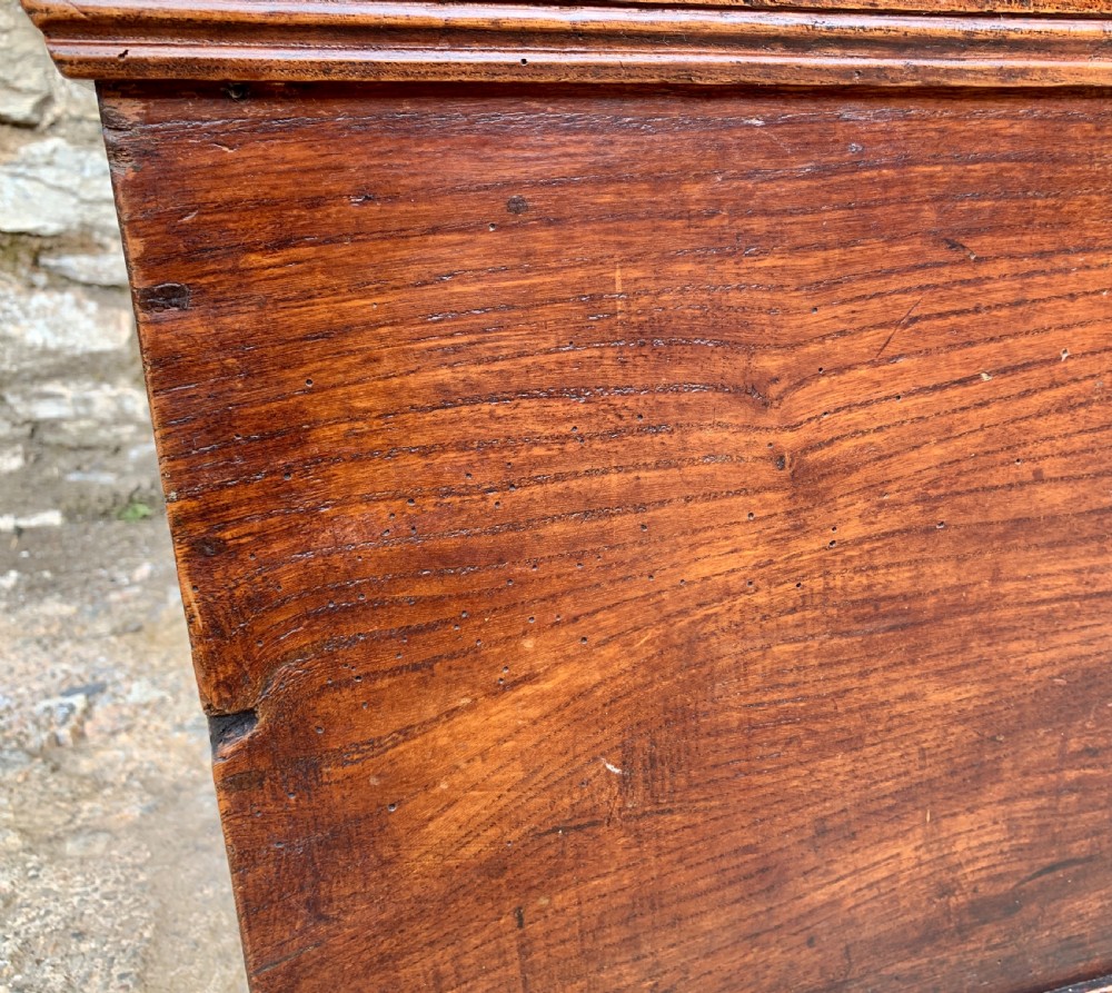 Antique Elm Blanket Box View XVI