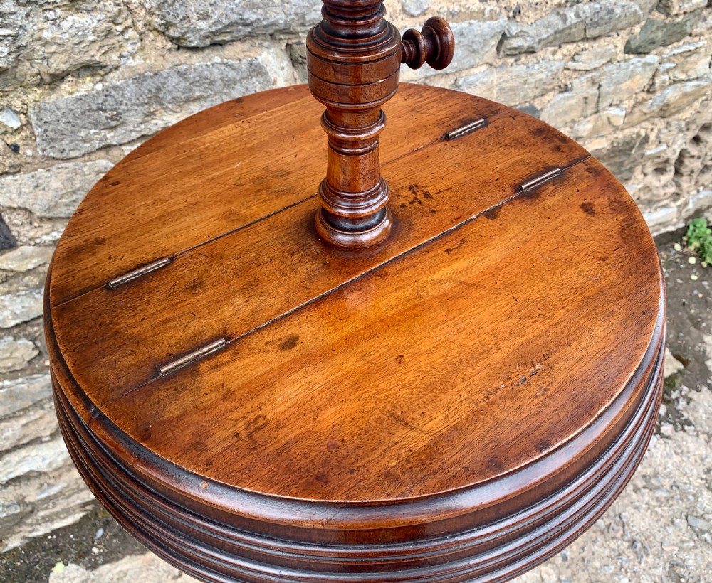 Victorian Walnut Adjustable Shaving Stand View X