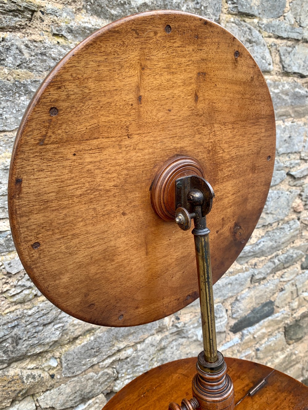 Victorian Walnut Adjustable Shaving Stand View XVII