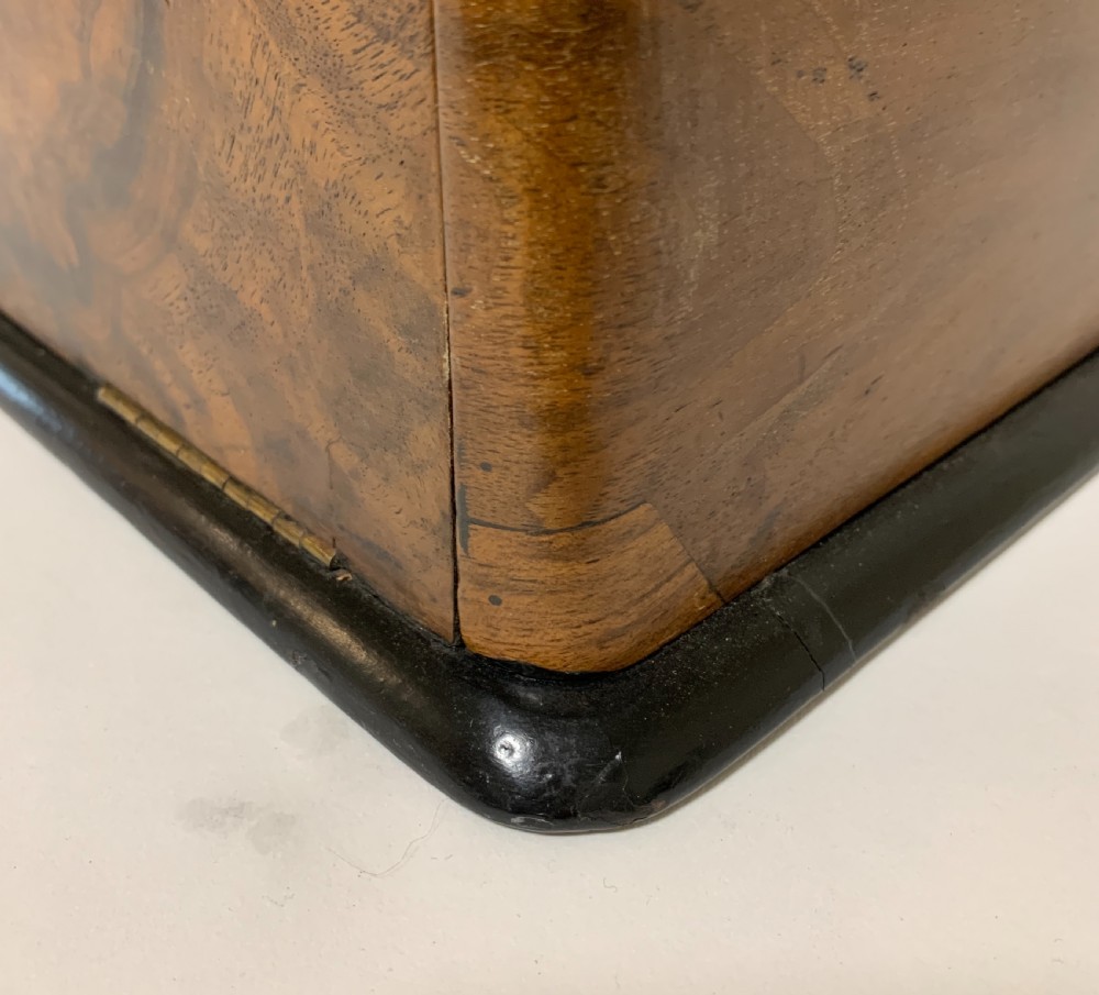 Victorian Walnut Desktop Stationery Box View VII