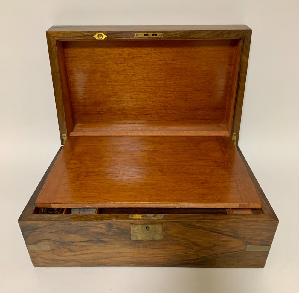 Victorian Walnut Writing Slope Box View IV