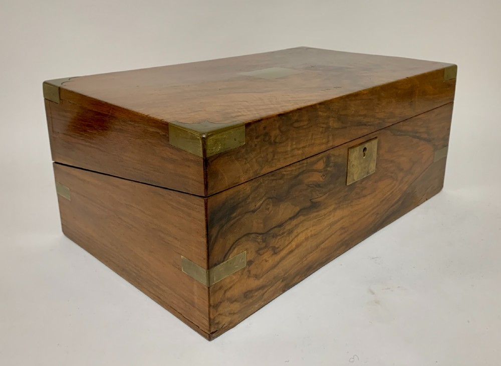 Victorian Walnut Writing Slope Box View VI