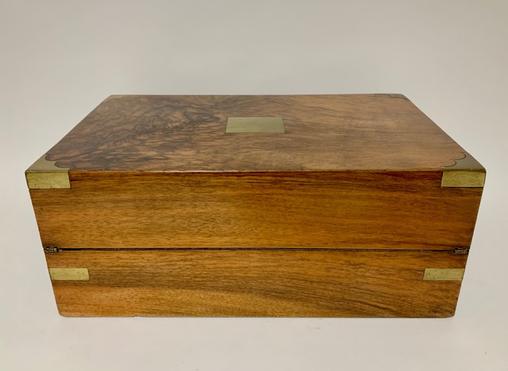 Victorian Walnut Writing Slope Box View VII