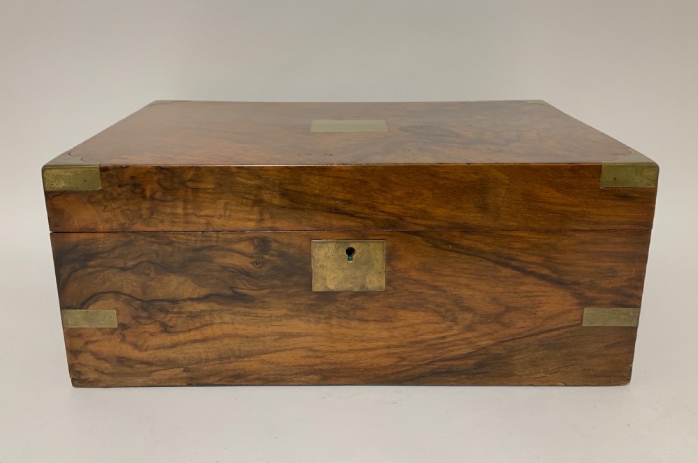 Victorian Walnut Writing Slope Box View VIII