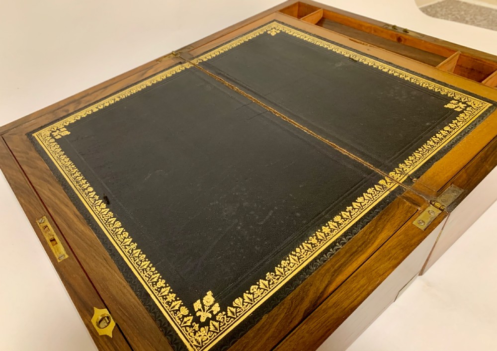 Victorian Walnut Writing Slope Box View X