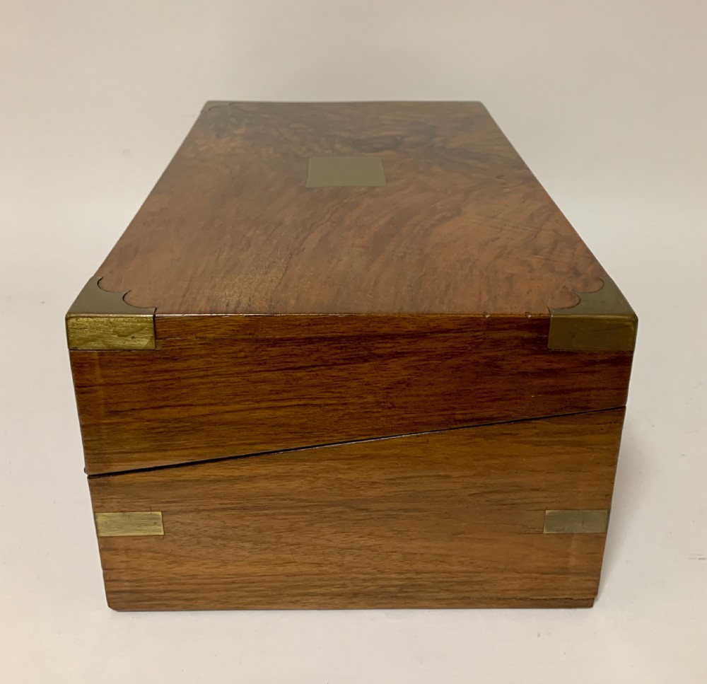 Victorian Walnut Writing Slope Box View XII