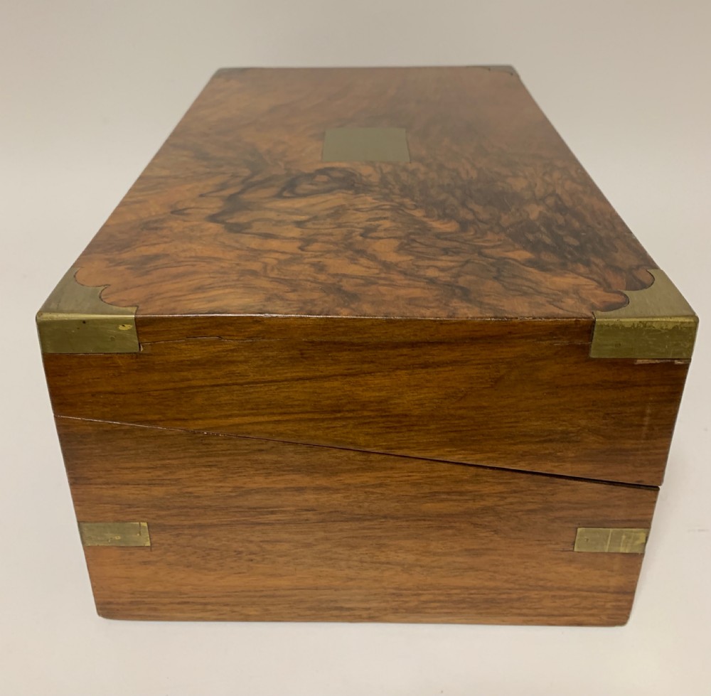 Victorian Walnut Writing Slope Box View XIII