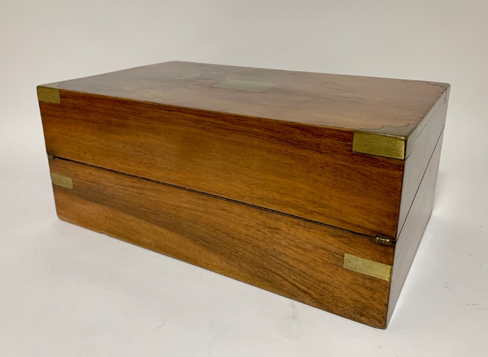 Victorian Walnut Writing Slope Box View XIX