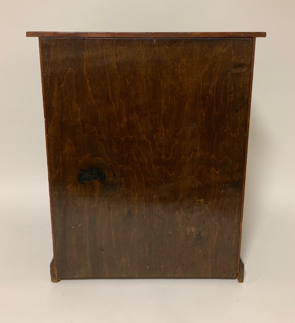 Antique Tabletop Collectors Specimen Cabinet Drawers View V