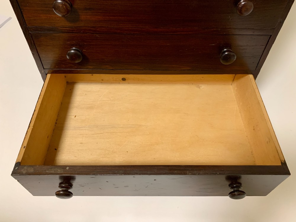 Antique Tabletop Collectors Specimen Cabinet Drawers View VIII