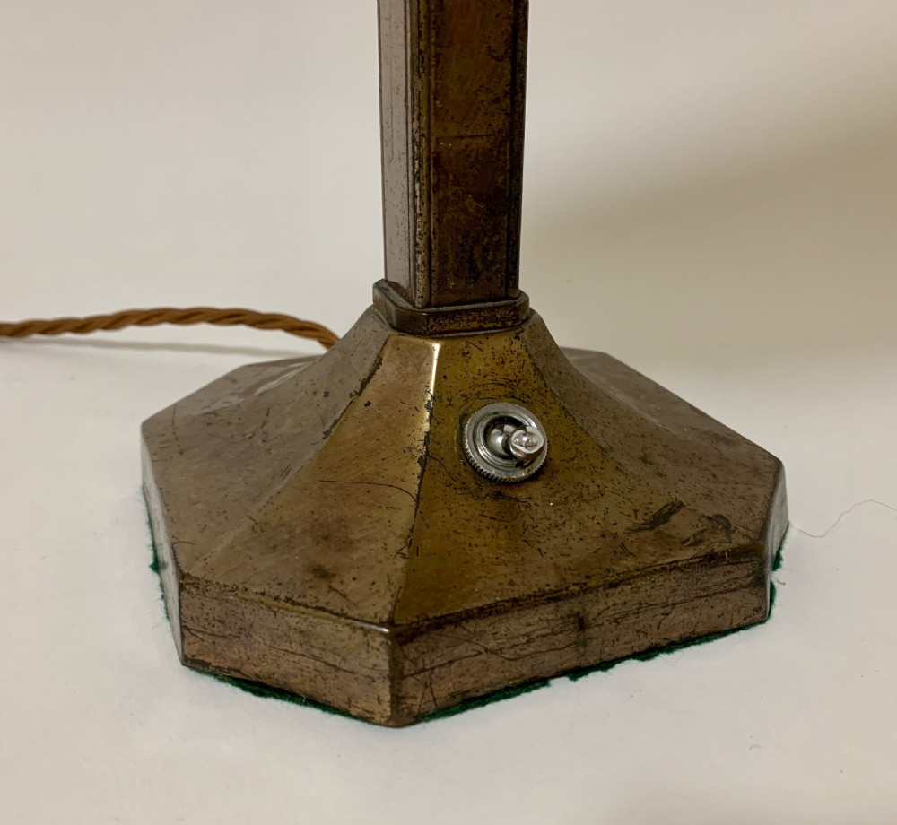 Antique Bankers Style Desk Lamp View VII