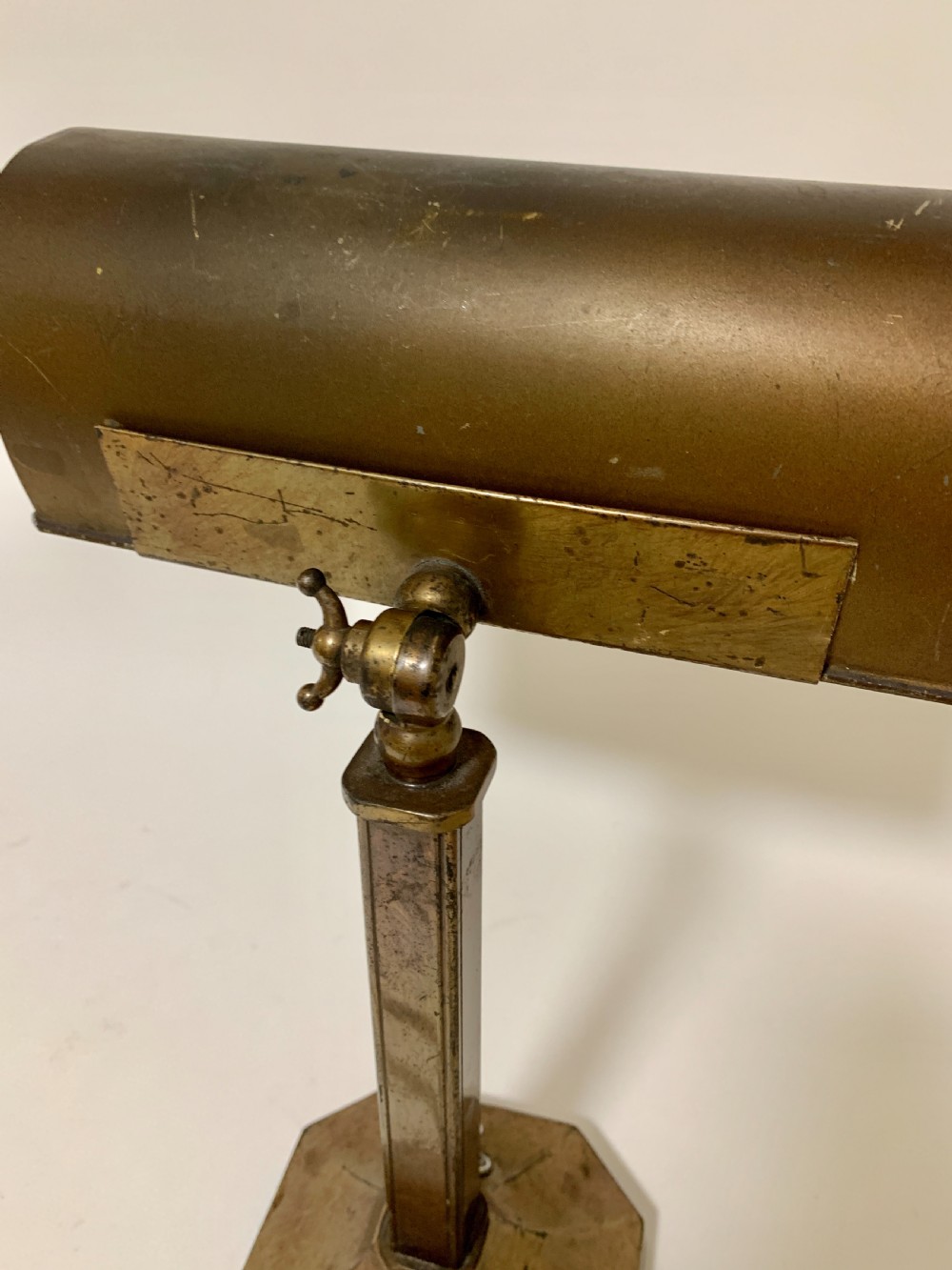 Antique Bankers Style Desk Lamp View IX