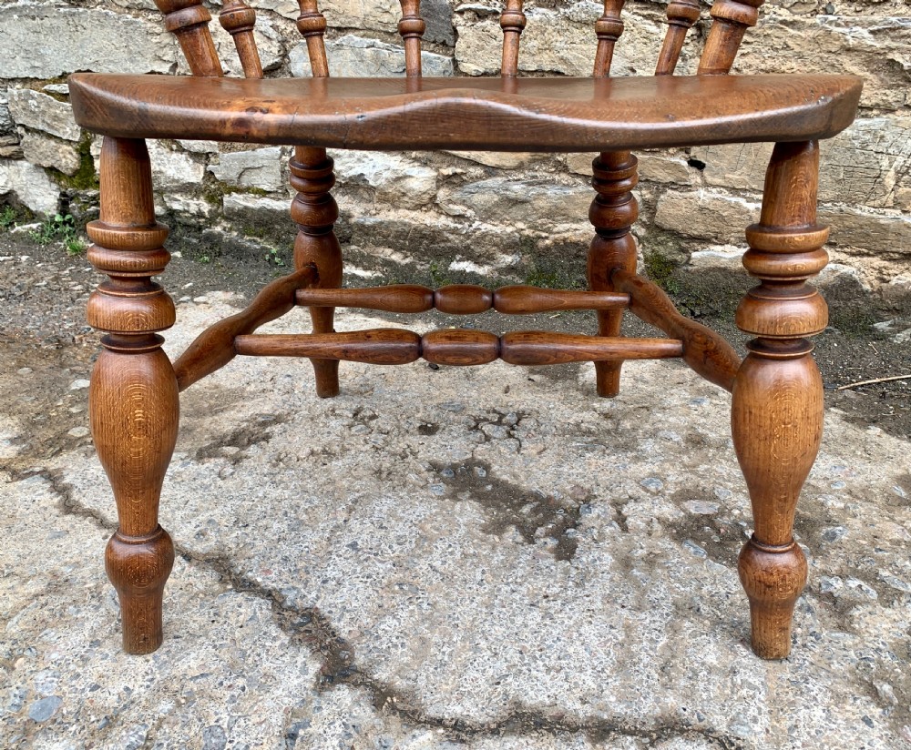 Antique Elm Captains Chair View XII