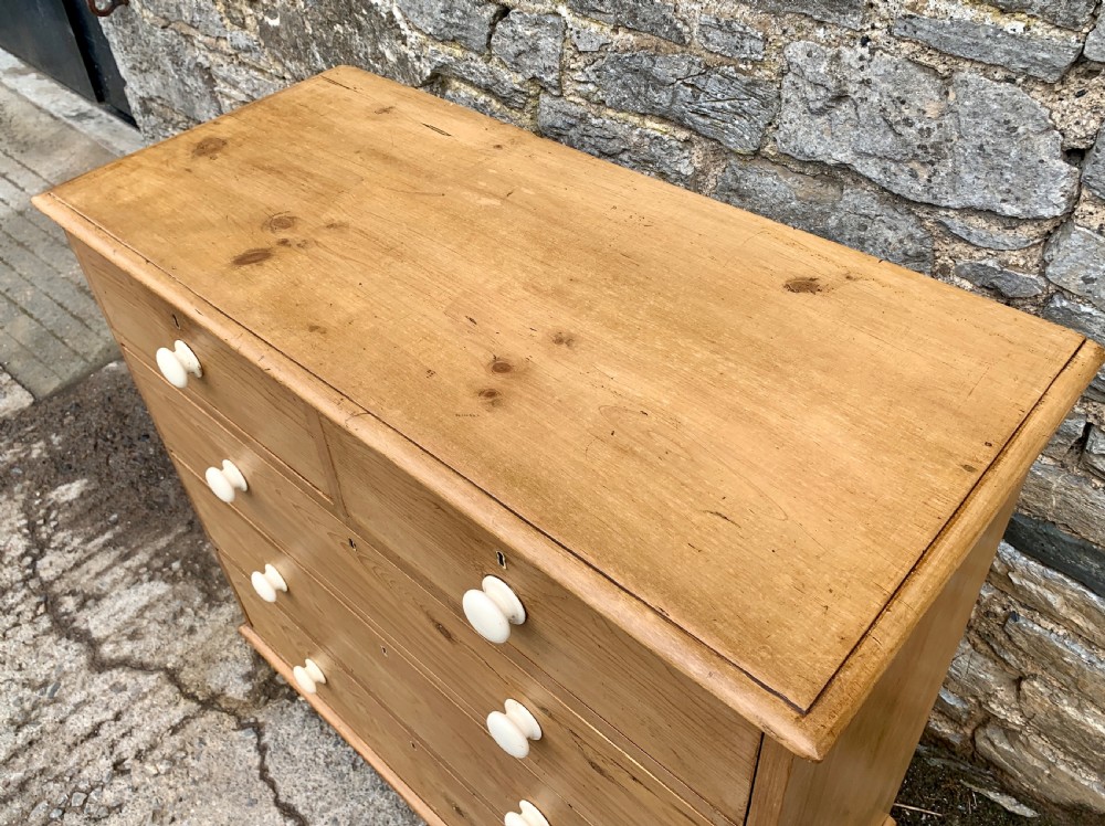 Victorian Pine Chest of Drawers View IX