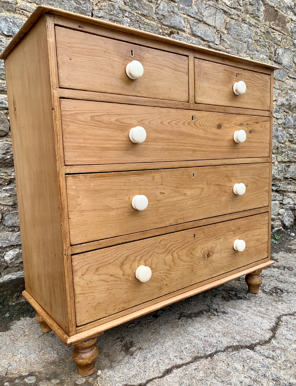 Victorian Pine Chest of Drawers View X