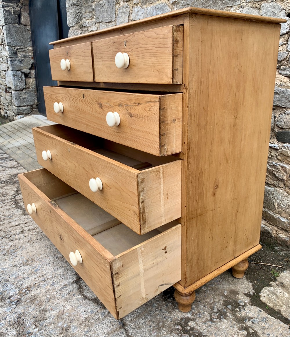 Victorian Pine Chest of Drawers View XII