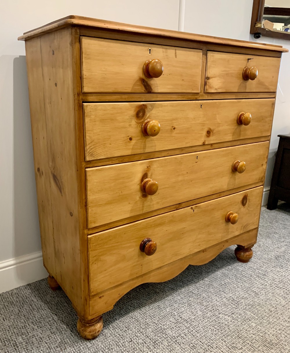 Victorian Pine Chest of Drawers View V