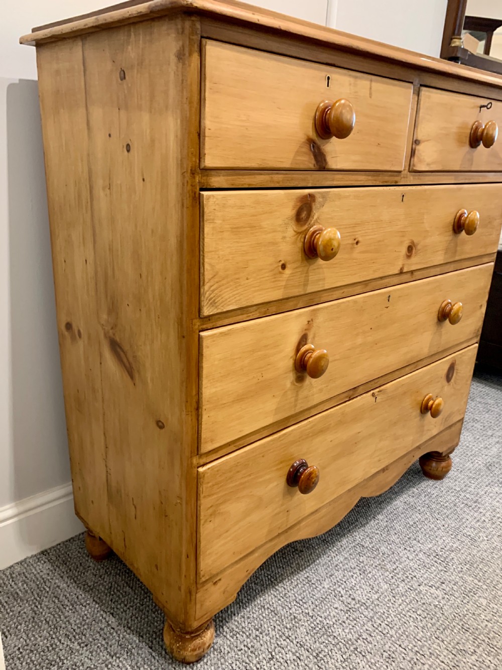 Victorian Pine Chest of Drawers View XIV