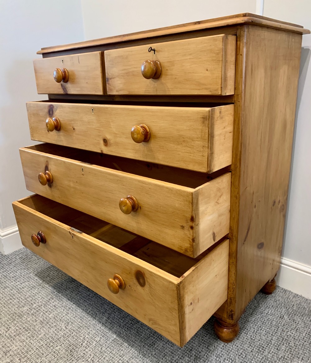 Victorian Pine Chest of Drawers View XV