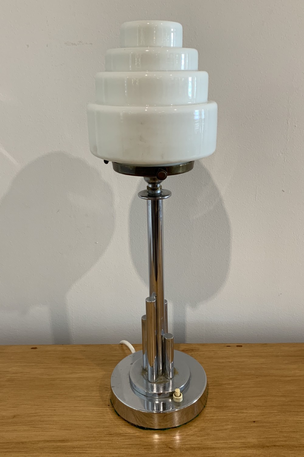 Art Deco Chrome Table Lamp