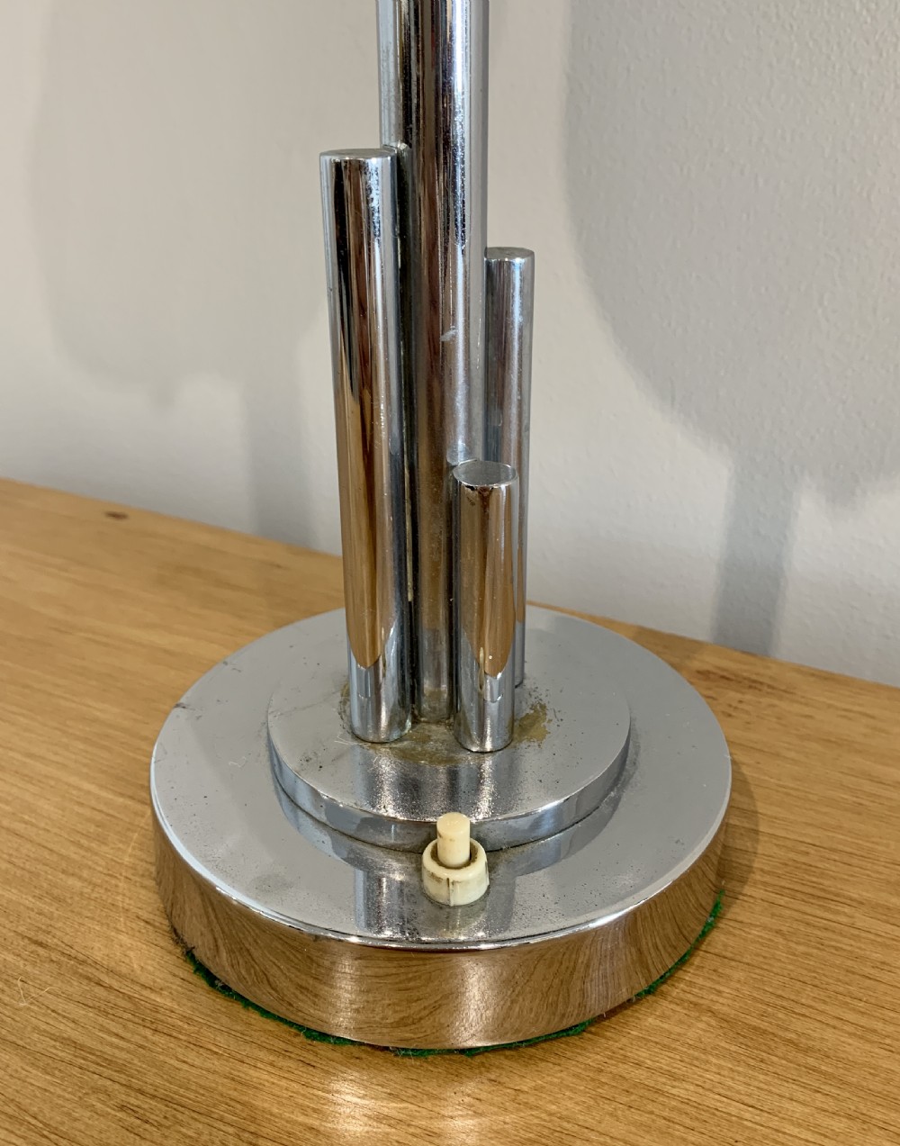 Art Deco Chrome Table Lamp View III