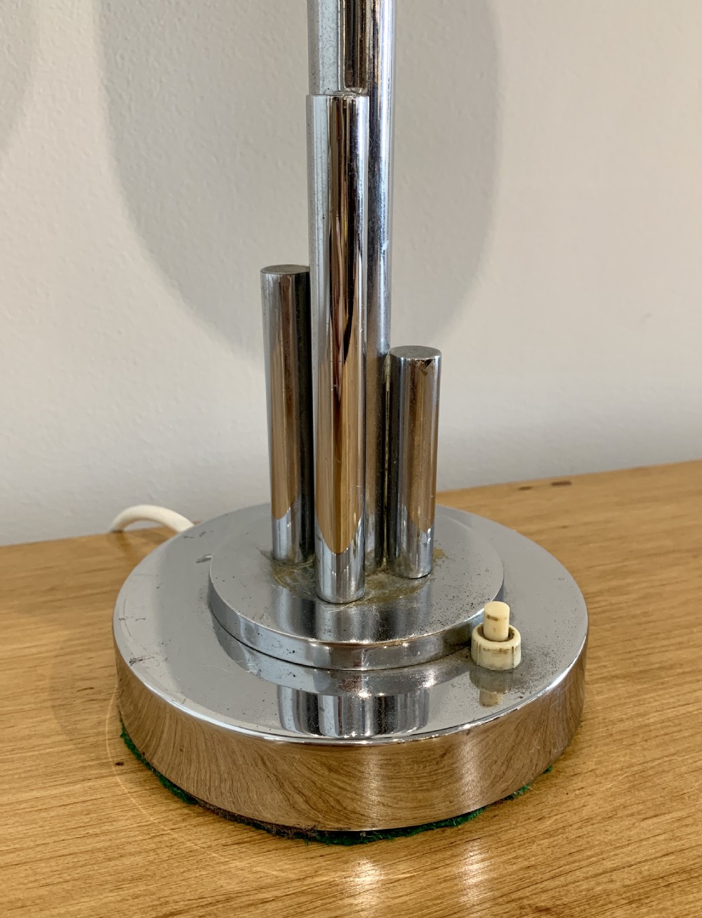 Art Deco Chrome Table Lamp View IV