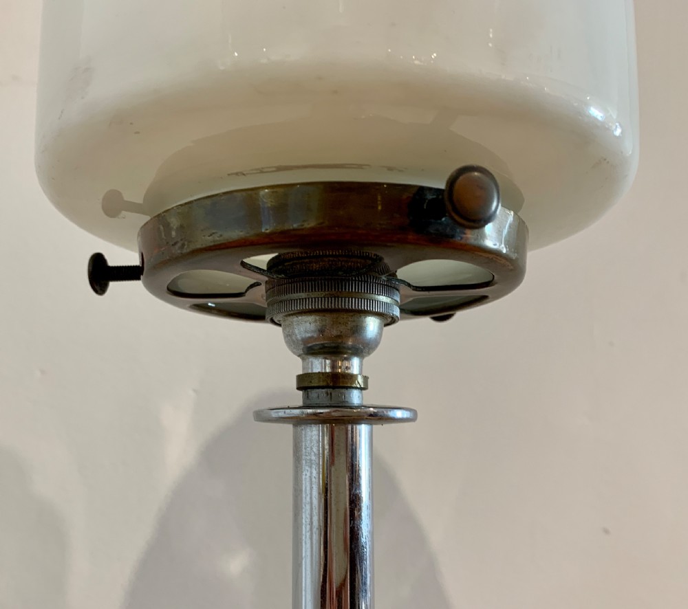 Art Deco Chrome Table Lamp View V