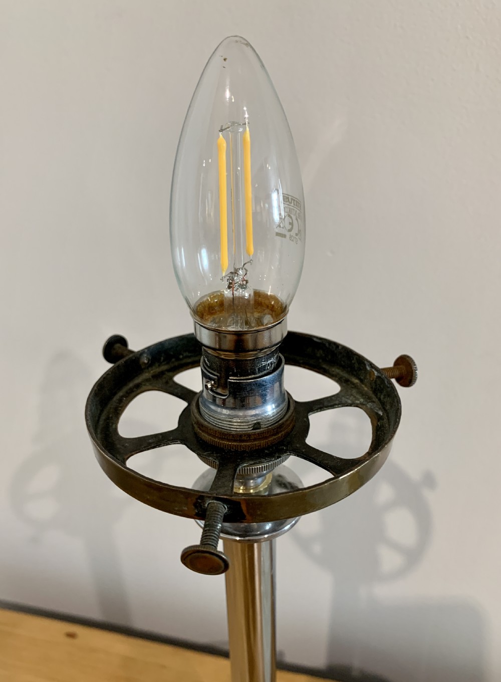 Art Deco Chrome Table Lamp View XI
