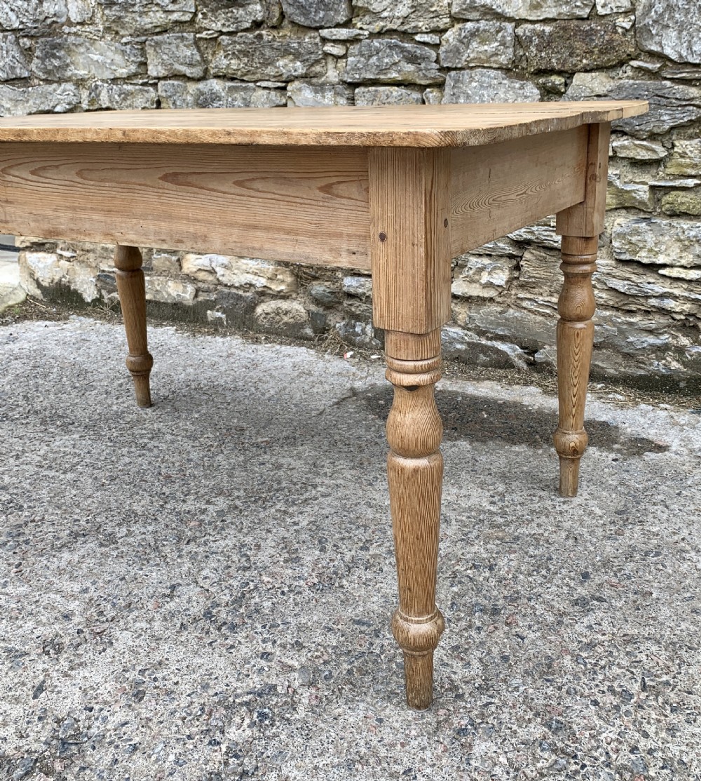 Victorian Pine Farmhouse Table View II