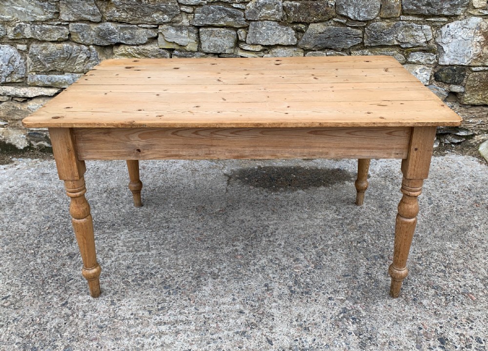 Victorian Pine Farmhouse Table View IV