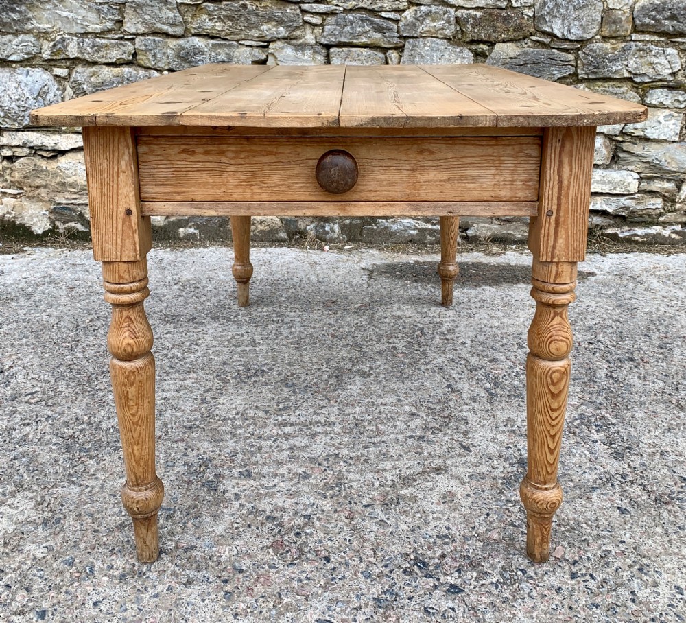 Victorian Pine Farmhouse Table View VI