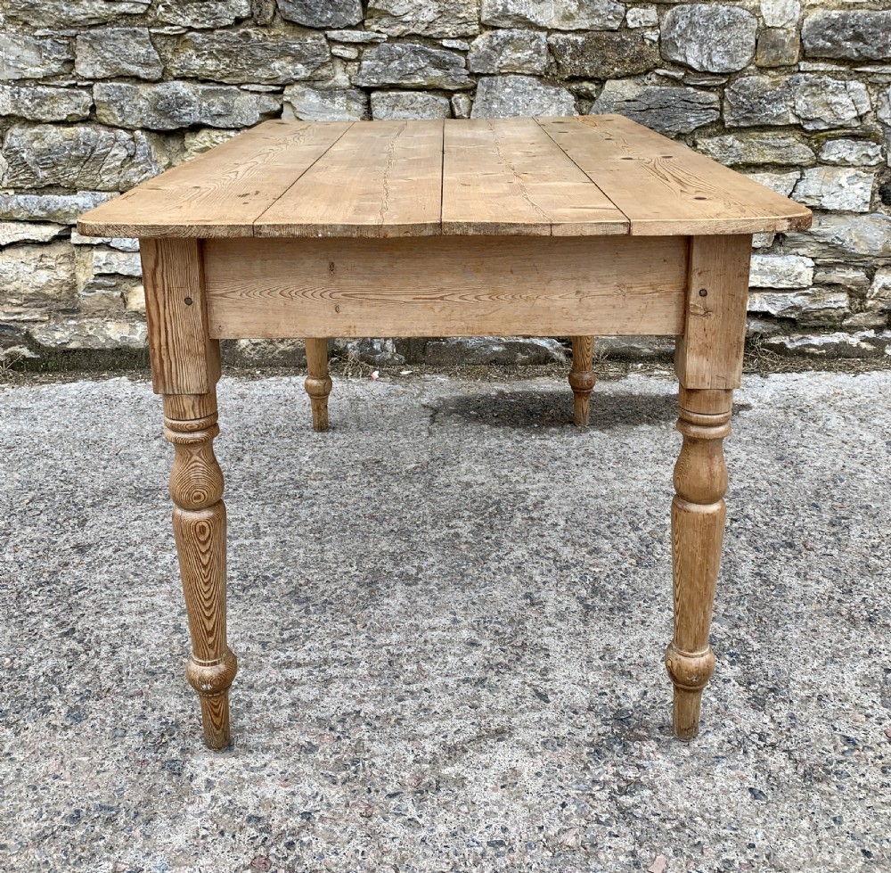 Victorian Pine Farmhouse Table View VIII