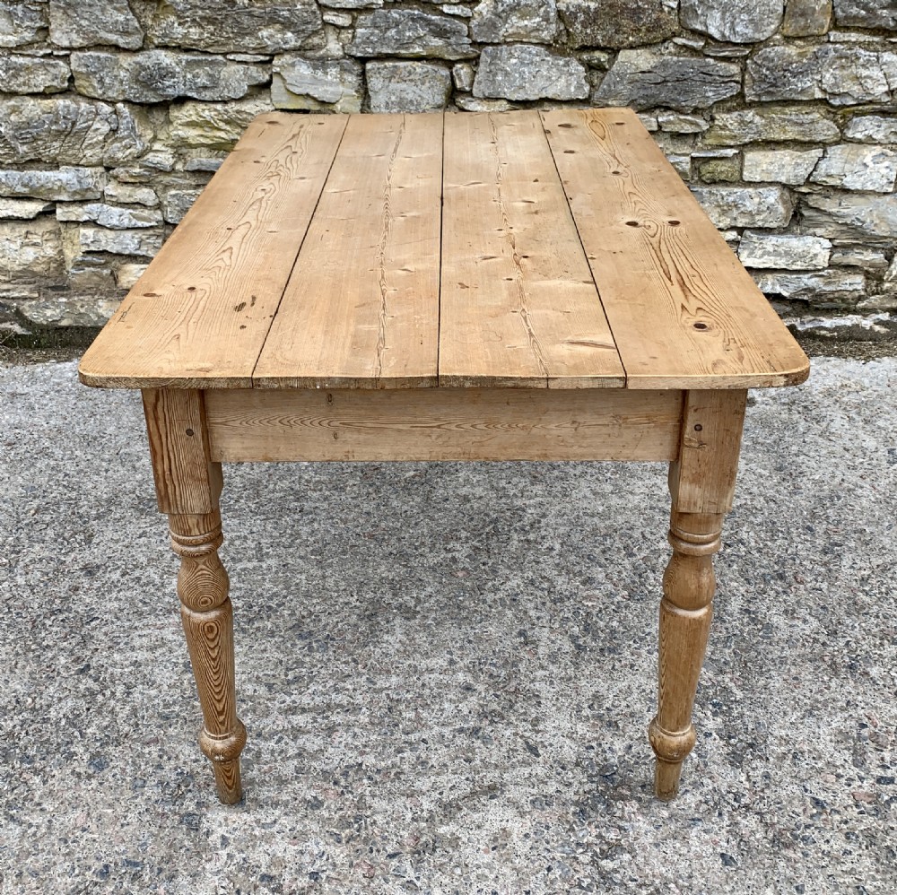 Victorian Pine Farmhouse Table View XVII