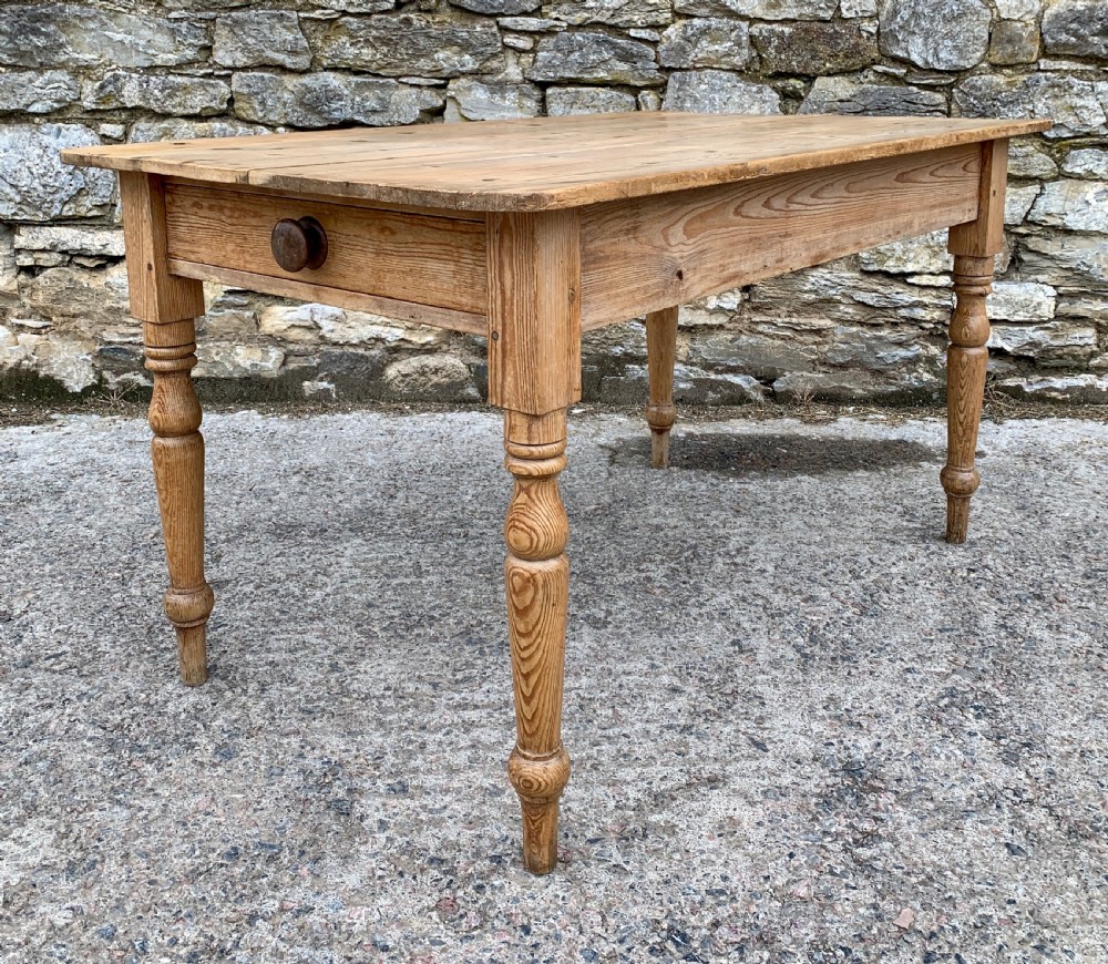 Victorian Pine Farmhouse Table View XVIII