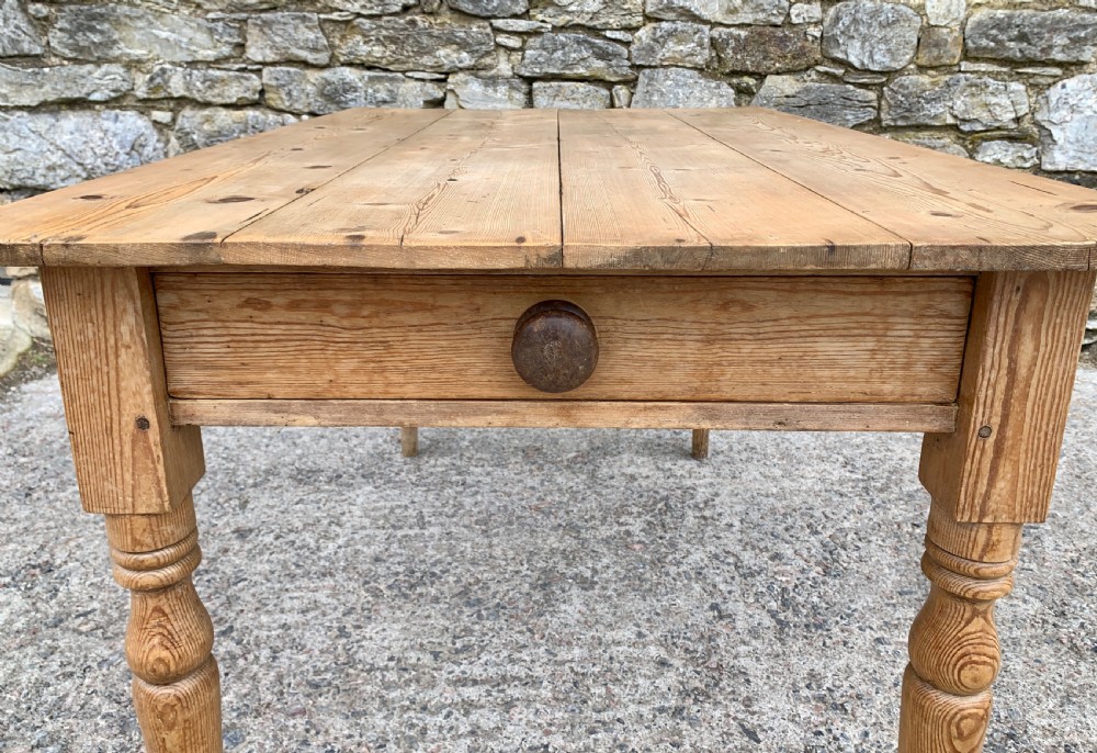 Victorian Pine Farmhouse Table View XIX
