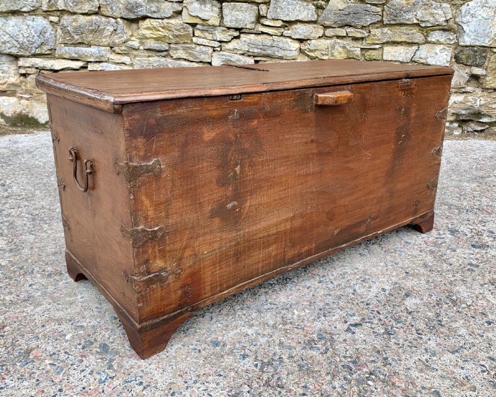 Large Antique Anglo Indian Trunk View IX