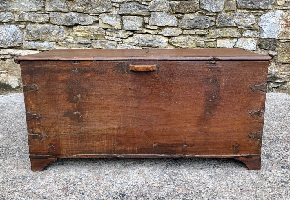 Large Antique Anglo Indian Trunk View XI