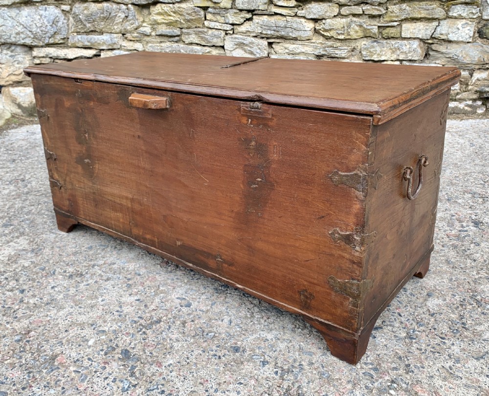 Large Antique Anglo Indian Trunk View XV