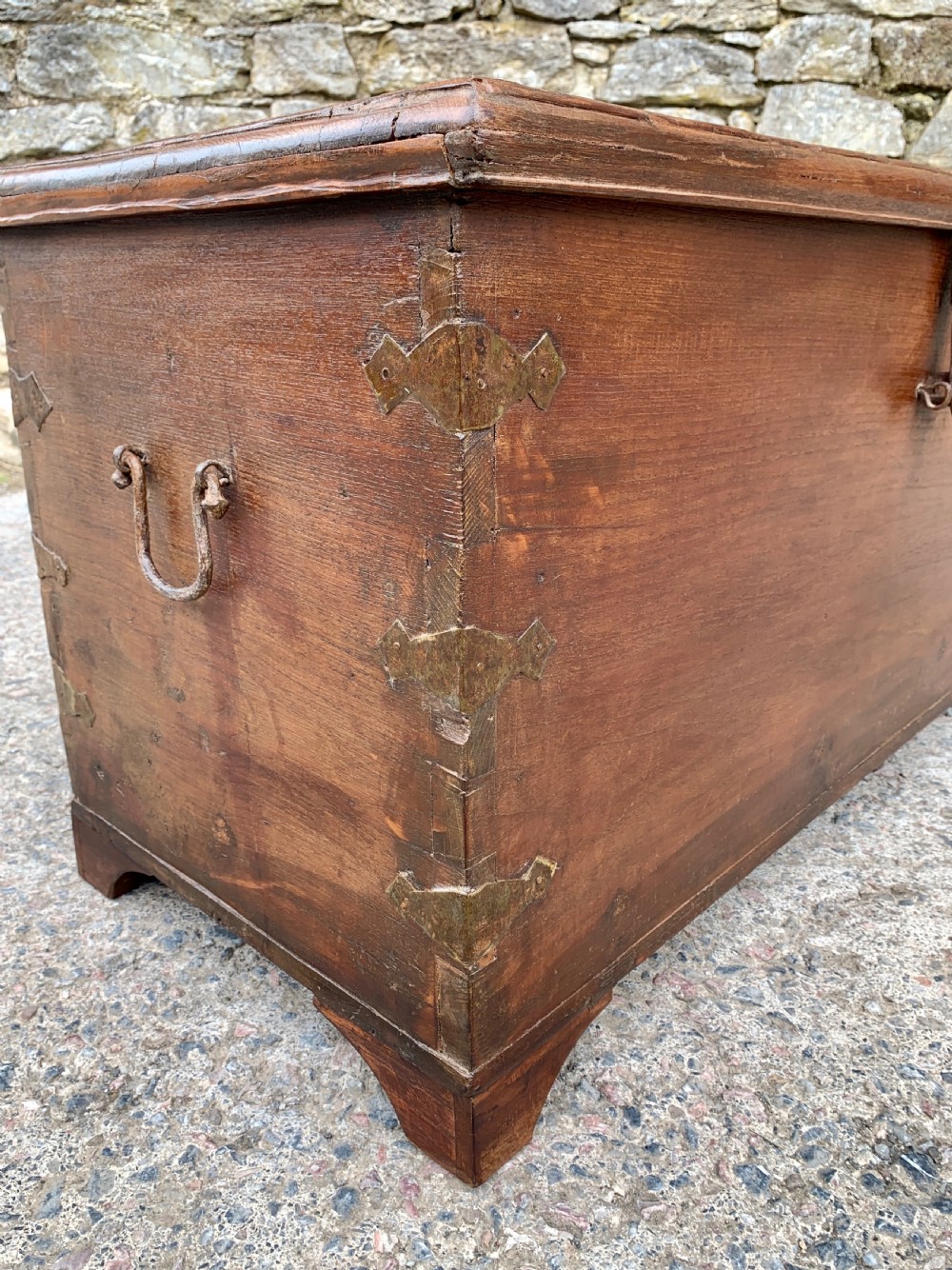 Large Antique Anglo Indian Trunk View XX